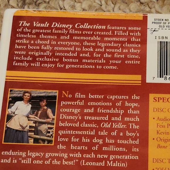 Old Yeller Vault Disney Collection 2 Disc DVD - Picture 5 of 12